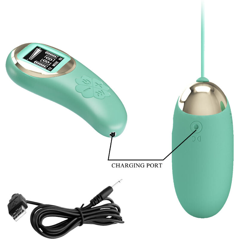 Pretty Love Green Remote Control Vibrating Egg Mine
