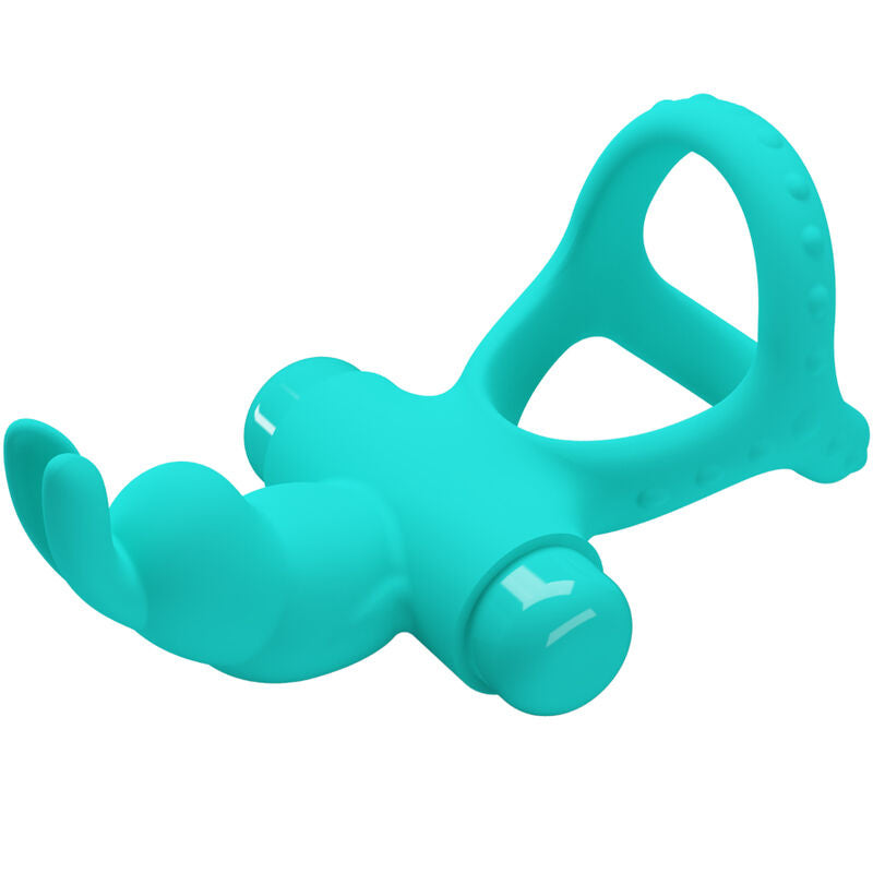 Pretty Love Figgy Green Rabbit Vibrator Ring