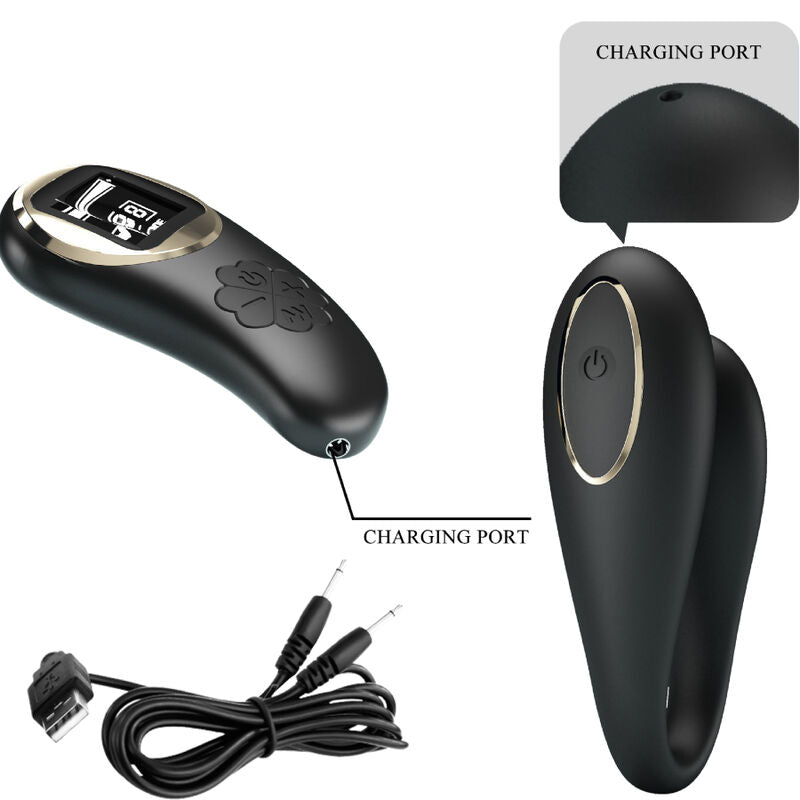 Pretty Love Nathan Double Pleasure Vibrator con Control Remoto