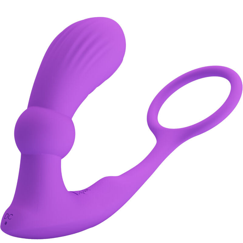 Pretty Love Warren Violet - Anillo Anal y Vibrador
