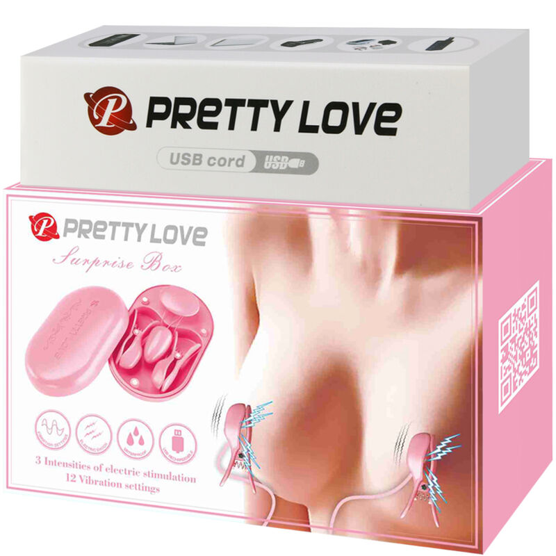 Pretty Love Surprise Box Pink - Estimulador con Tecnología Electro