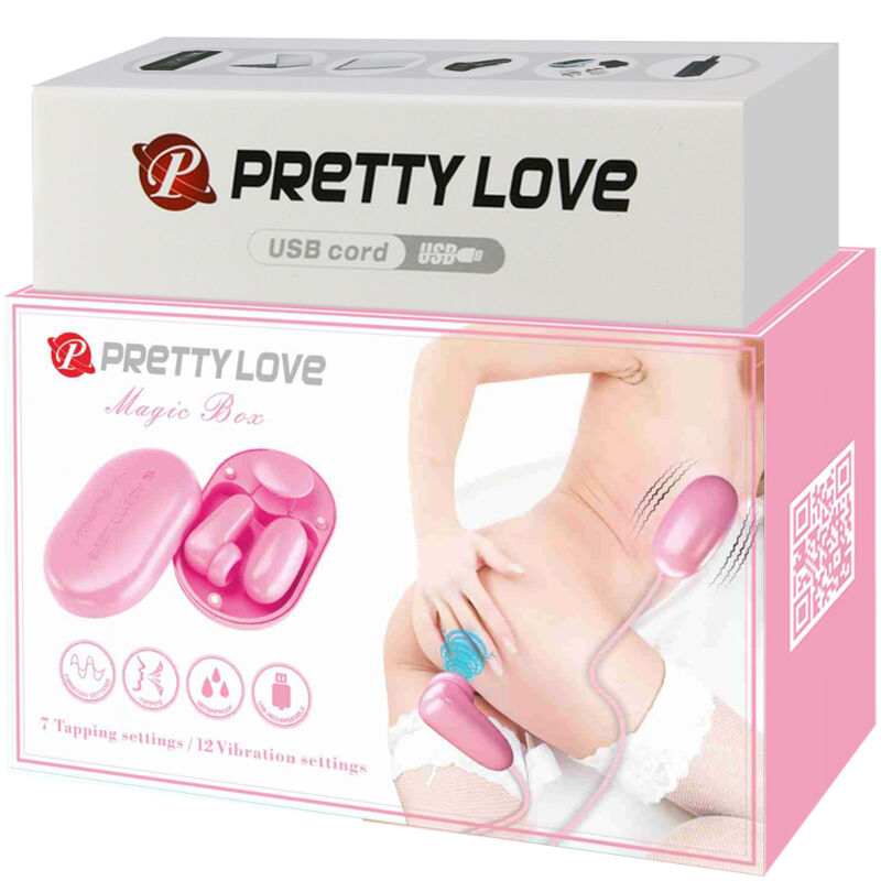 Pretty Love Magic Box - Set Vibrador y Estimulador Rosa