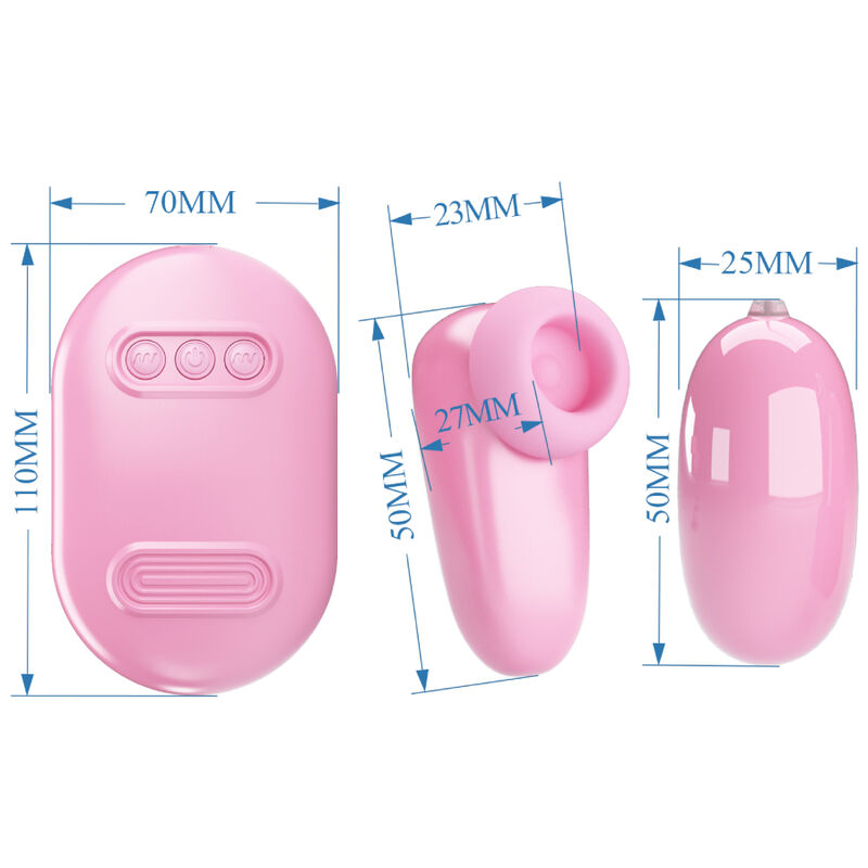 Pretty Love Magic Box - Set Vibrador y Estimulador Rosa