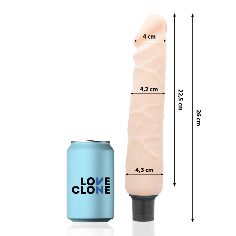 Loveclone Jansen Vibrador Autolubricante 26 cm