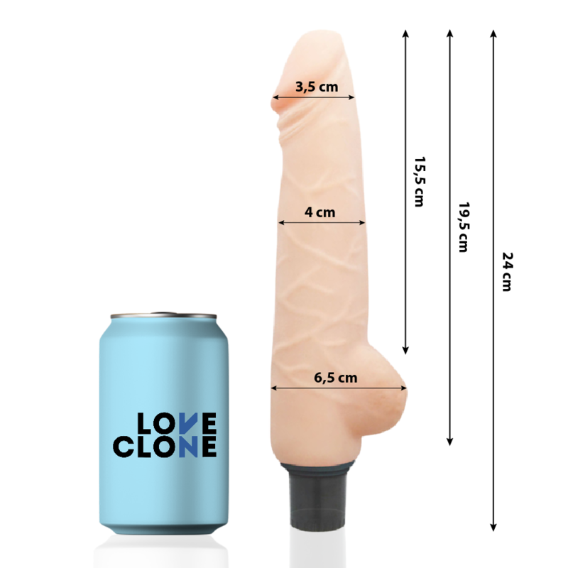 Loveclone Harald Vibrador Autolubricante 24 cm