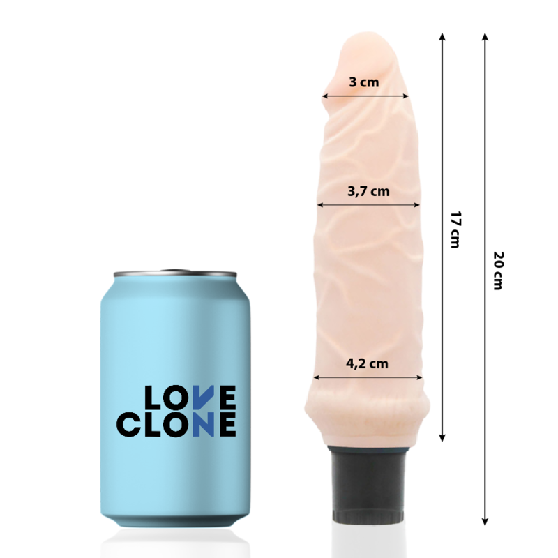 Loveclone Ivar Vibrador Autolubricante 20 cm
