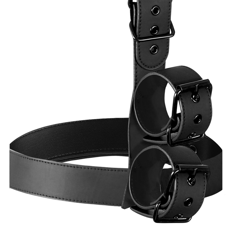 Arnés Ajustable Cuello y Muñecas Fetish Submissive - Bondage
