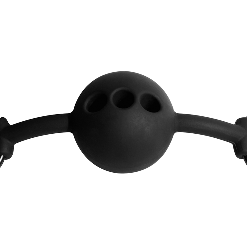Mordaza de Bola en Silicona Respirable - Fetish Submissive Bondage