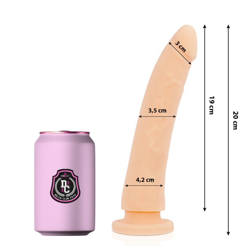 Delta Club Dildo Medical Silicone 20 cm