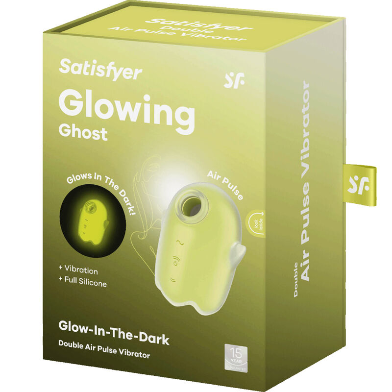 Satisfyer Glowing Ghost Air Pulse & Vibrator - Estimulador con Tecnología de Ondas de Presión