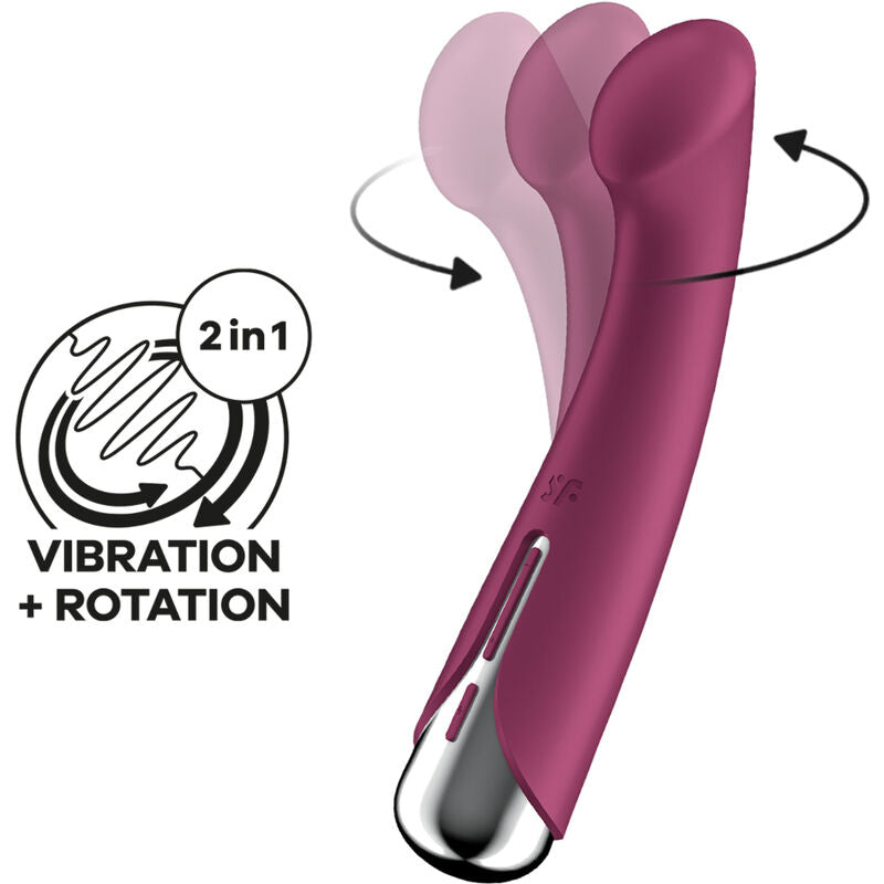 Satisfyer Spinning G-Sport 1 Rotator Vibrator Red
