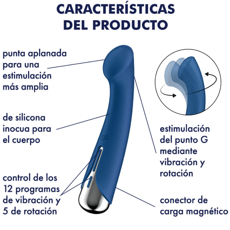 Satisfyer Spinning G-Sport 1 Rotator Vibrator Blue