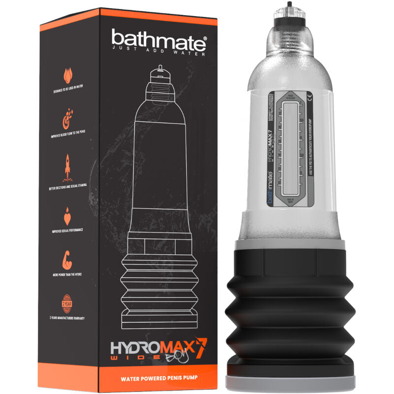 Bathmate Hydromax 7 Wide Boy X30 Transparent