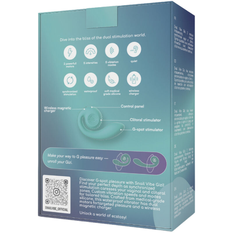 Snail Vibe Gizi Dual Stimulator Tiffany