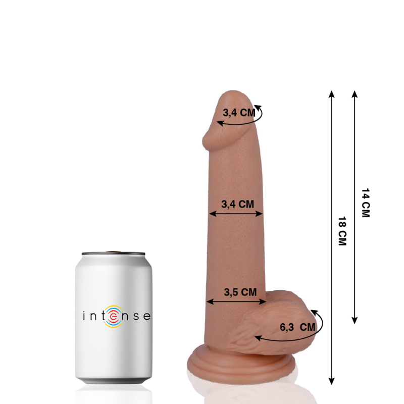 Mr Intense Realistic Cock 18 cm - Dildo sin Vibración