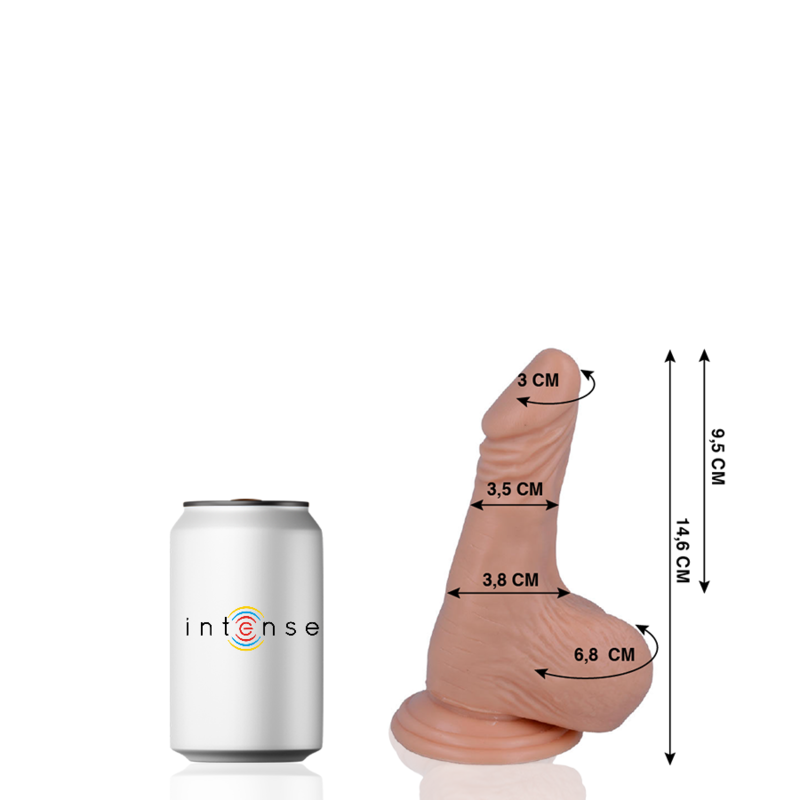 Mr Intense Realistic Cock 14.6 cm - Dildo sin Vibración