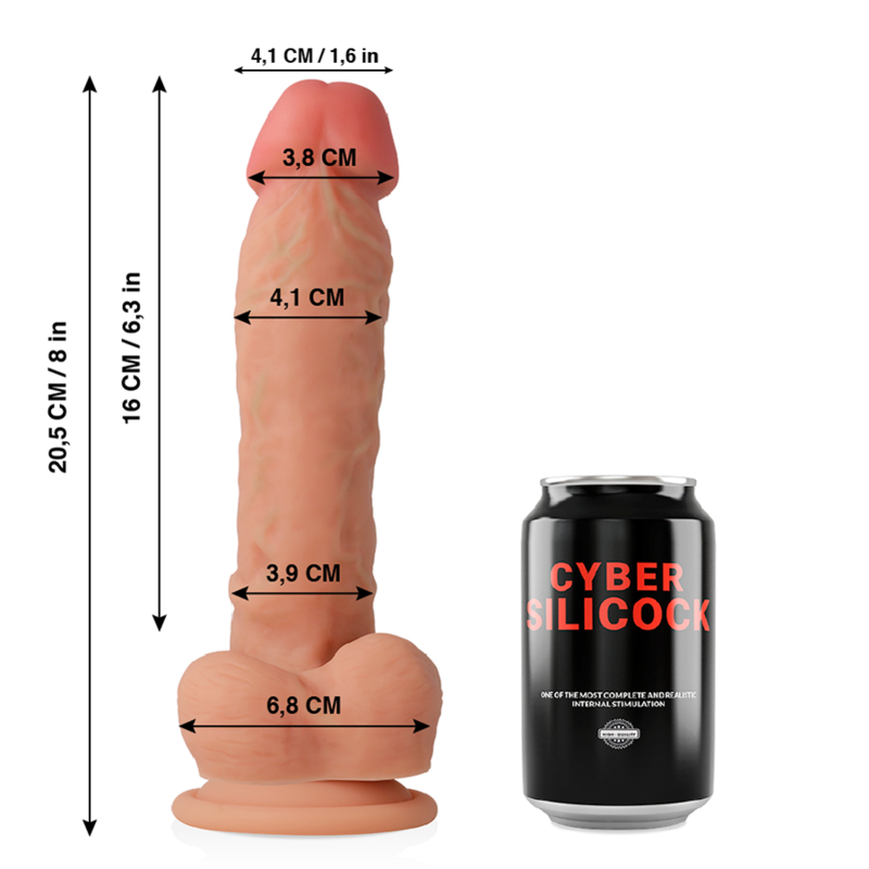 Cyber Silicock Magnus - Silicona Líquida 20.5 cm