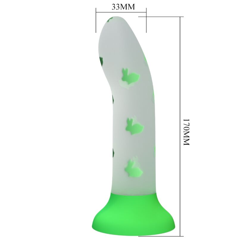 Pretty Love Magical Nightfall Dildo Luminoso sin Vibración
