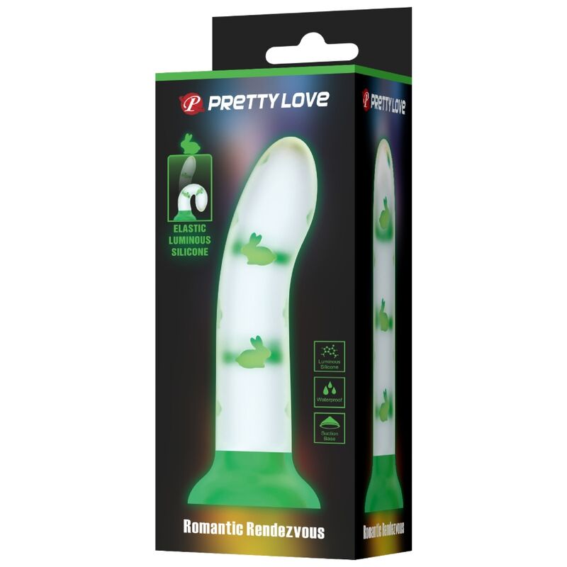 Pretty Love Magical Nightfall Dildo Luminoso sin Vibración