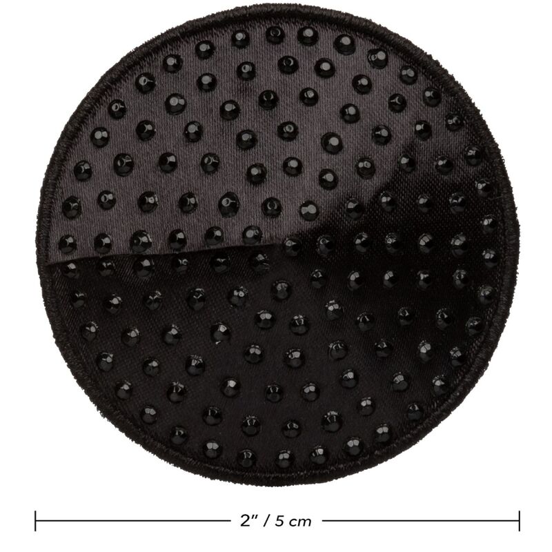 Radiance Round Shape Jewel Nipple Covers - Pasties Reutilizables con Gemas