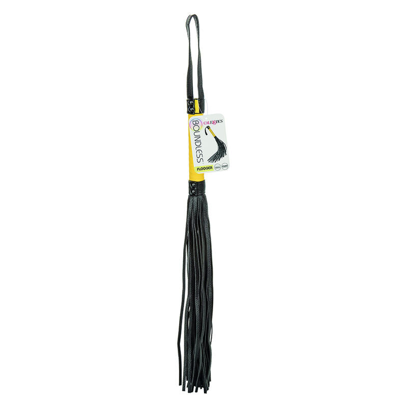 CalExotics Boundless Flogger - Látigo BDSM de Cuero Vegano