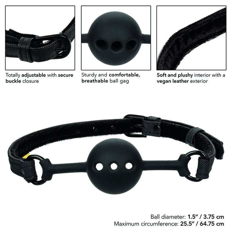Boundless Breathable Ball Gag - Accesorio BDSM de Diseño Transpirable