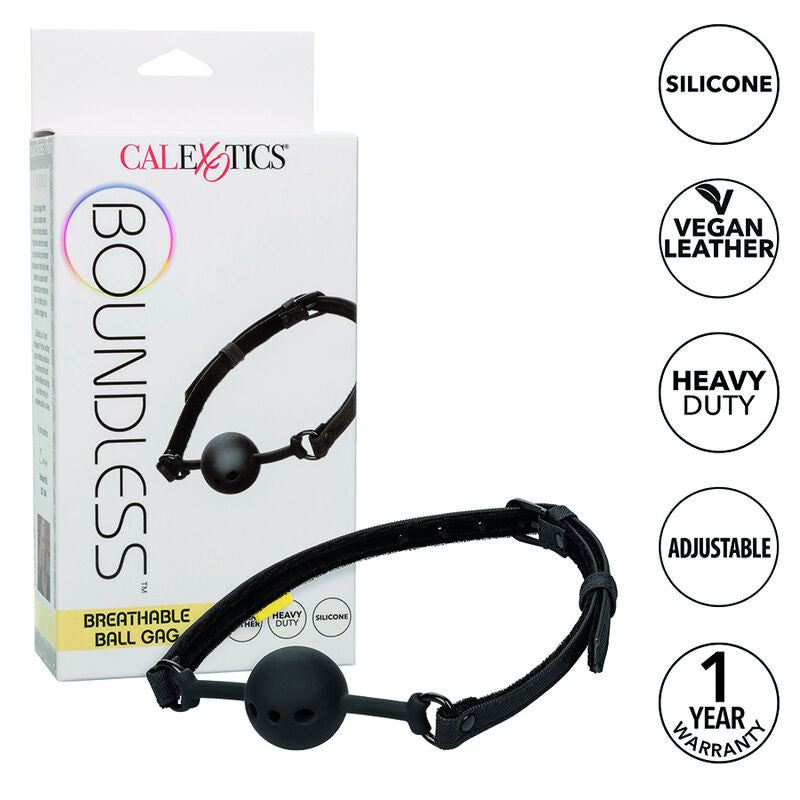 Boundless Breathable Ball Gag - Accesorio BDSM de Diseño Transpirable