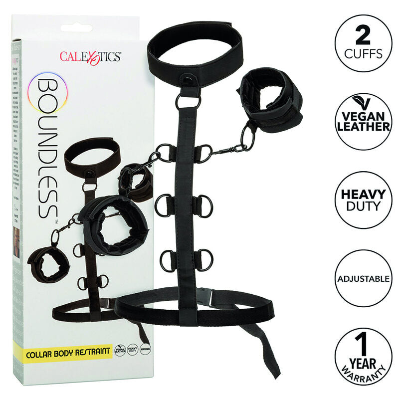 CalExotics Boundless Collar Body Restraint - Sistema de Sujeción BDSM
