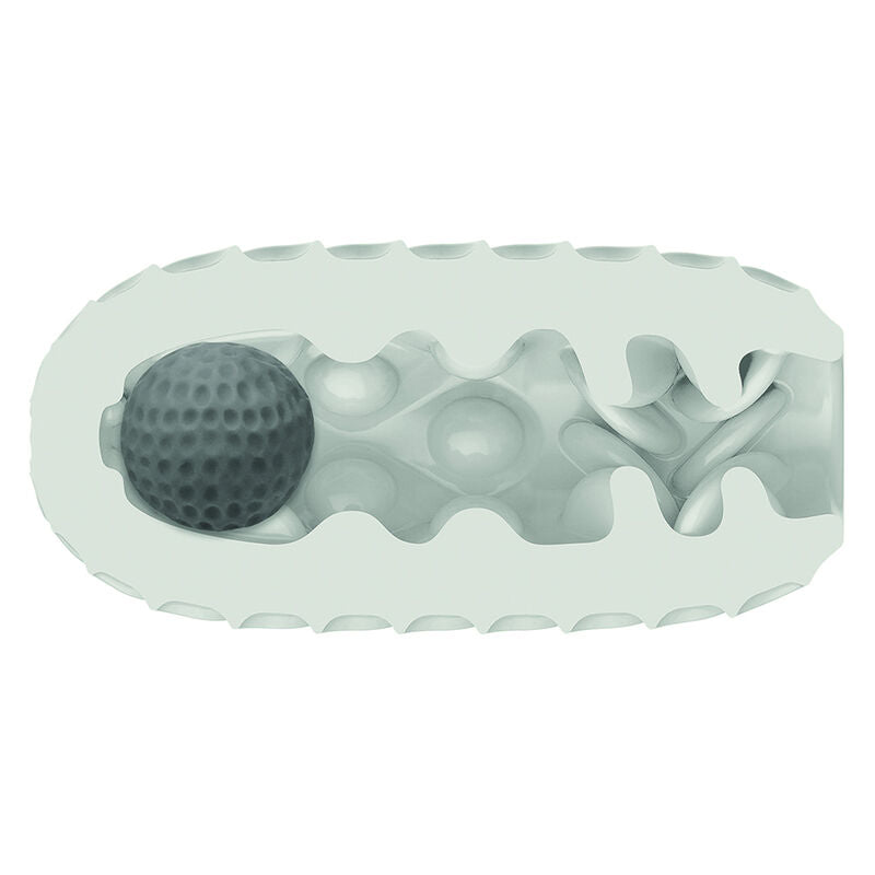 Boundless Reversible Squishy Ball Stroke Yellow - CalExotics