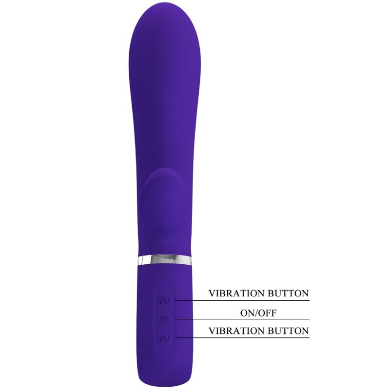 Pretty Love Thomas Vibrador Multifunción Punto G Púrpura