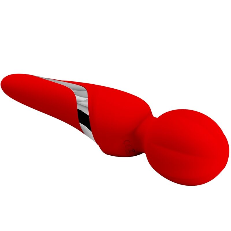 Pretty Love Walter Vibrator Wand Red - Masajeador