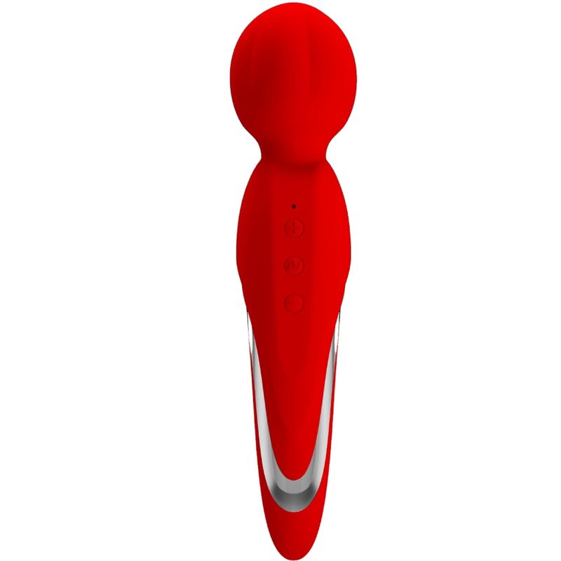 Pretty Love Walter Vibrator Wand Red - Masajeador