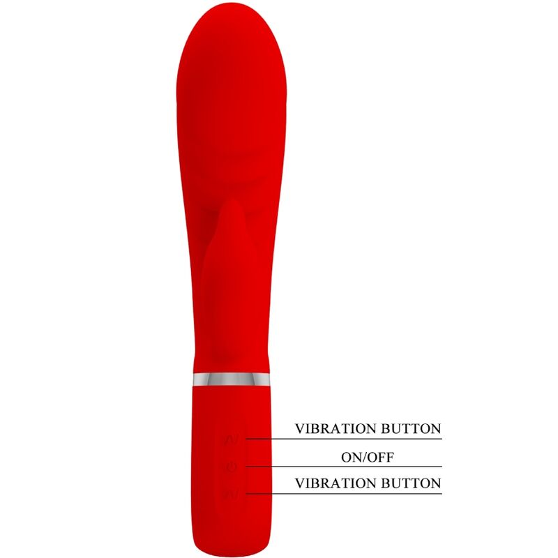Pretty Love Prescott Multifunction G-Spot Vibrator Red