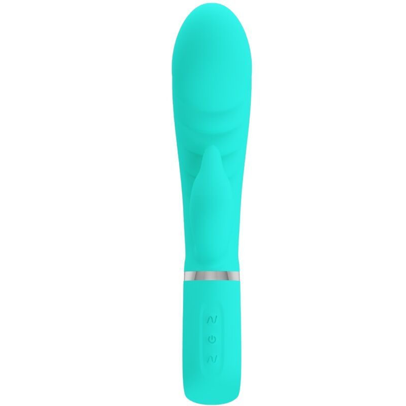 Pretty Love Prescott - Vibrador Multifunción G-Spot Aqua Green