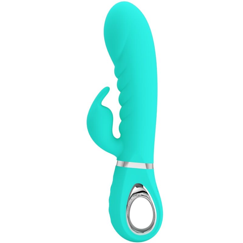 Pretty Love Prescott - Vibrador Multifunción G-Spot Aqua Green