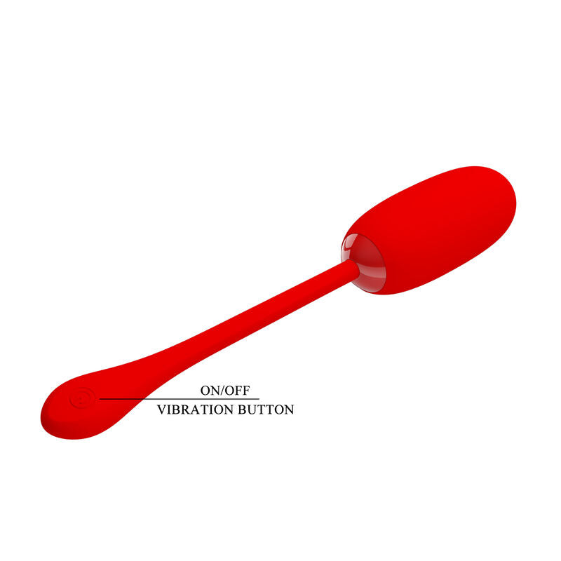 Pretty Love Julius Vibrador Recargable Impermeable Rojo