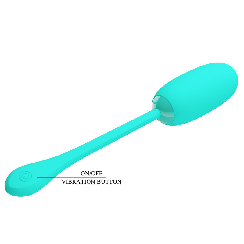 Pretty Love Julius Vibrador Recargable Impermeable Verde Agua