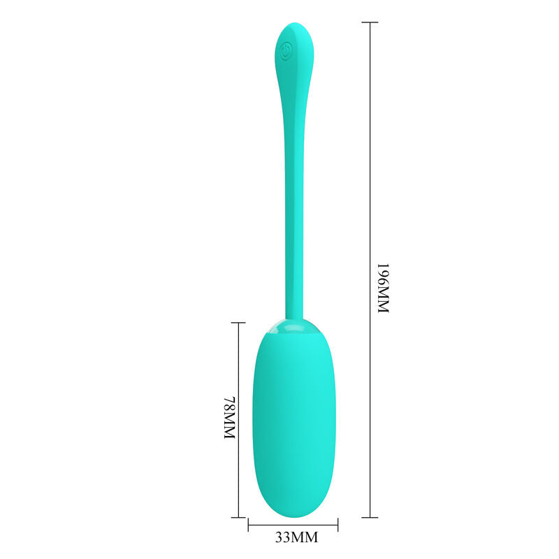 Pretty Love Julius Vibrador Recargable Impermeable Verde Agua