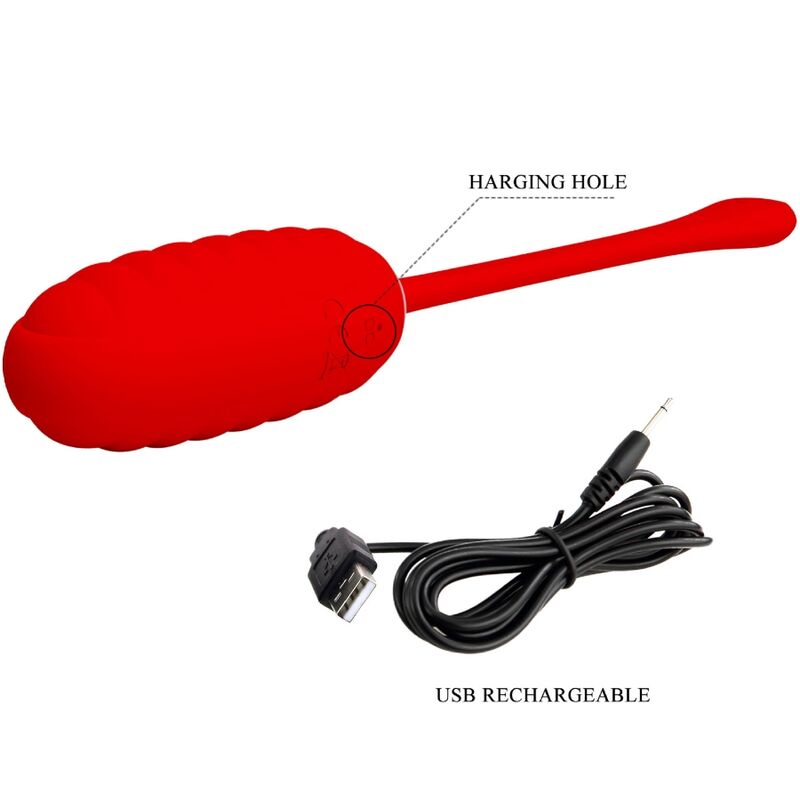 Pretty Love Kirk Vibrador Recargable Rojo