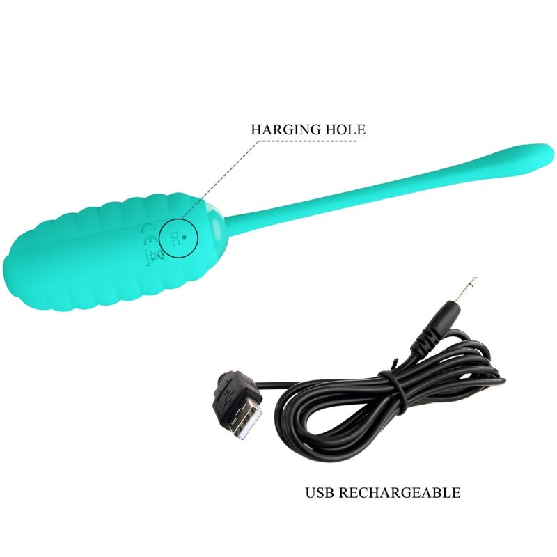 Pretty Love Kirk Vibrador Recargable Aqua Green