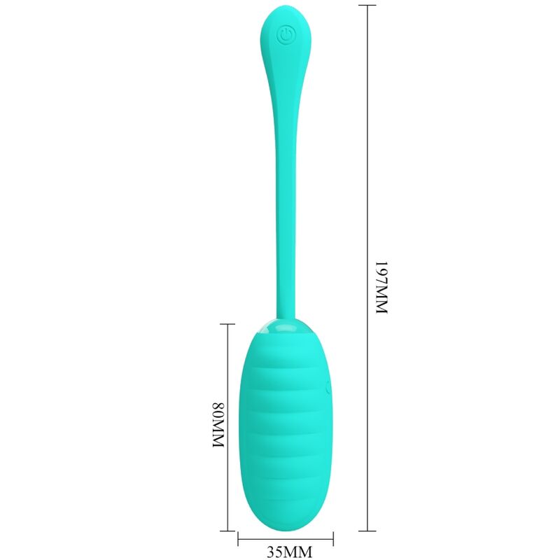 Pretty Love Kirk Vibrador Recargable Aqua Green
