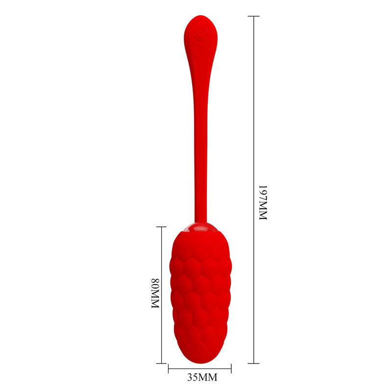Vibrador Huevo Pretty Love Smart con Textura Marina - Recargable
