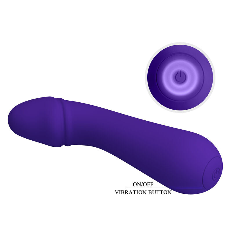 Pretty Love Cetus Vibrador Recargable Púrpura