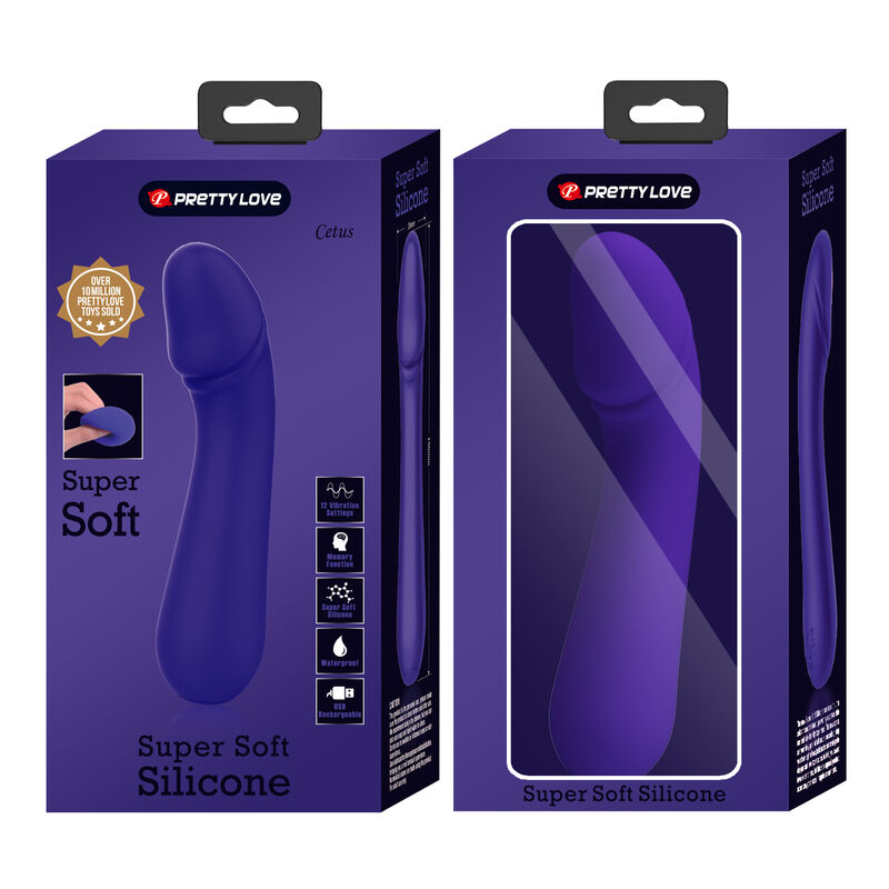 Pretty Love Cetus Vibrador Recargable Púrpura
