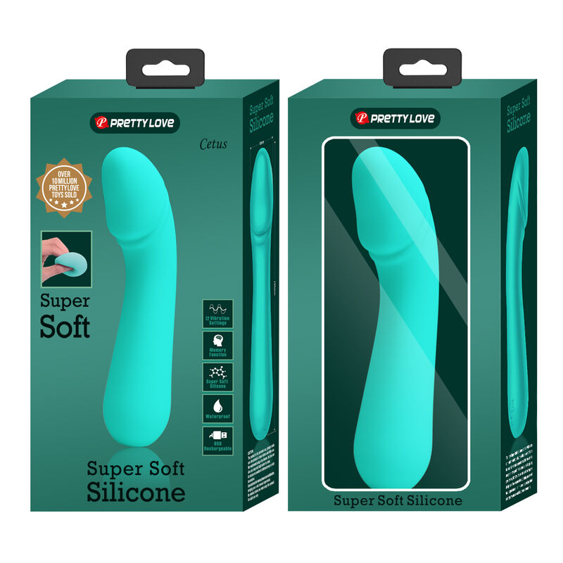 Pretty Love Cetus Vibrador Recargable Aqua Green