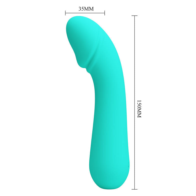 Pretty Love Cetus Vibrador Recargable Aqua Green