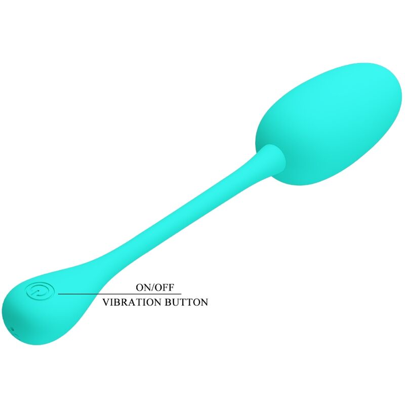Pretty Love Knucker Water Green - Huevo Vibrador Recargable