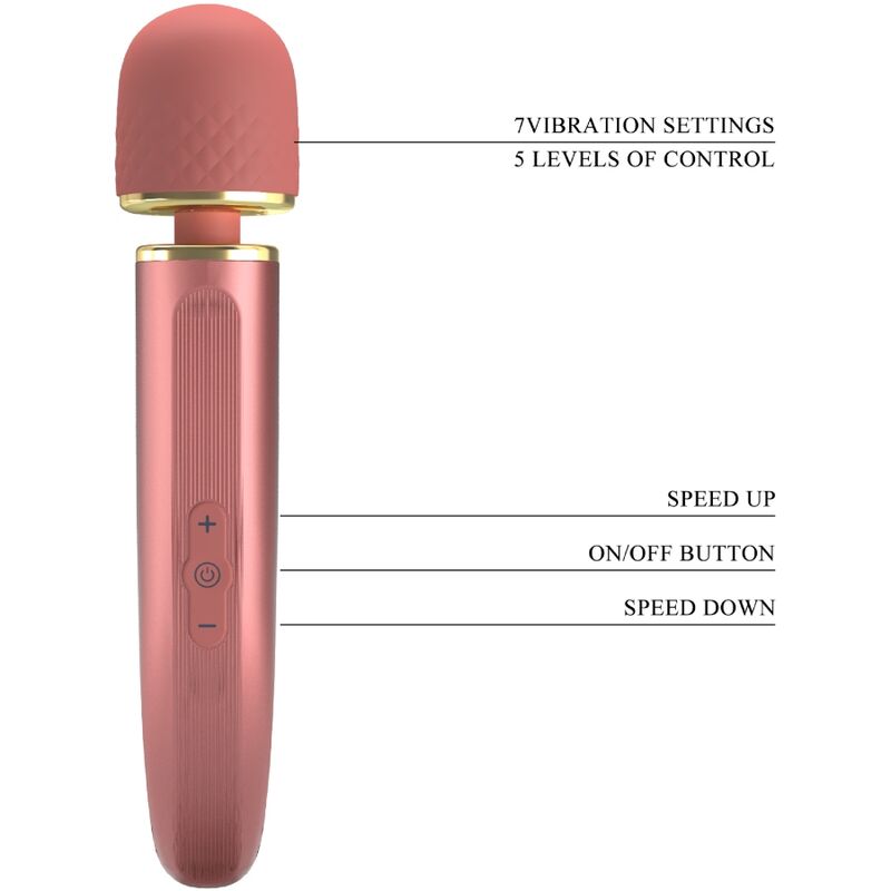 Pretty Love Massager 7 Modos de Vibración Rosa