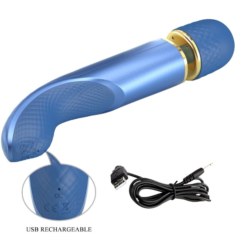 Pretty Love Massager 7 Modos de Vibración Azul