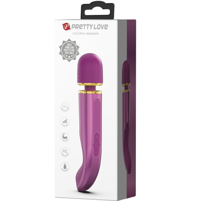Pretty Love Massager 7 Modos Vibración Púrpura